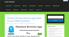 Desktop Screenshot of castupdate.com
